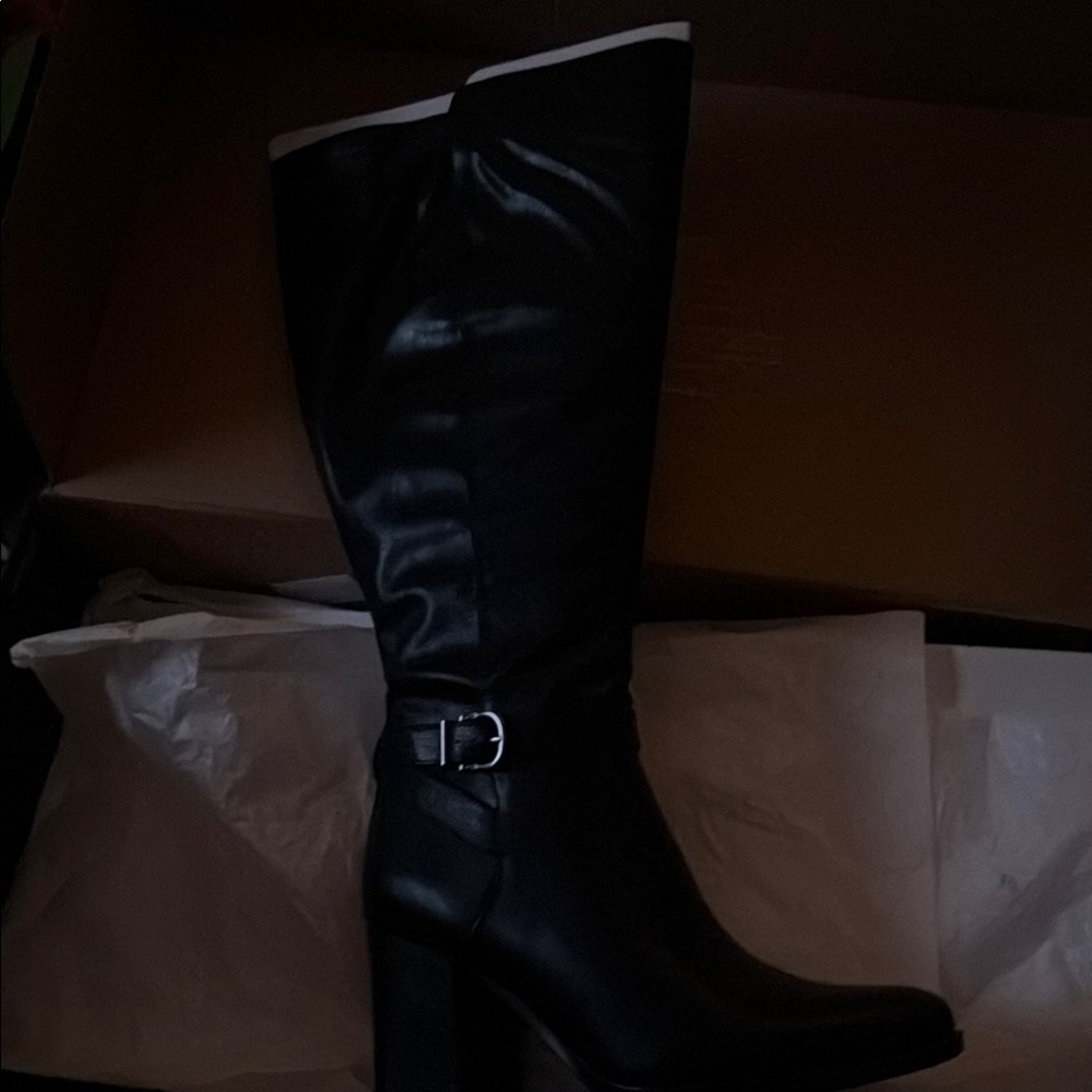 Naturalizer Black Heeled Boots